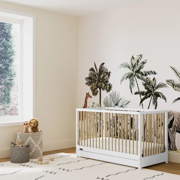 Teddi 5-in-1 Convertible Crib with Storage