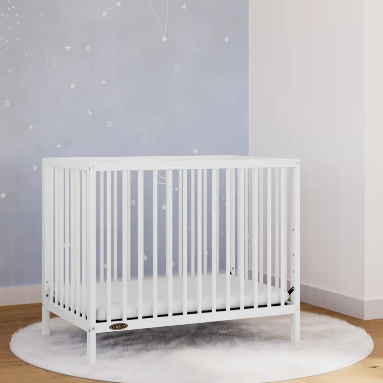 Teddi 4-in-1 Mini Convertible Crib with Mattress