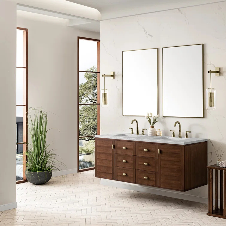 Aliza 60" Double Bathroom Vanity Set