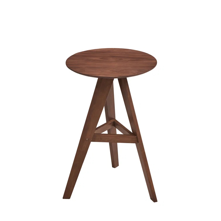 Rosheka Counter Stool with Solid Wood Frame