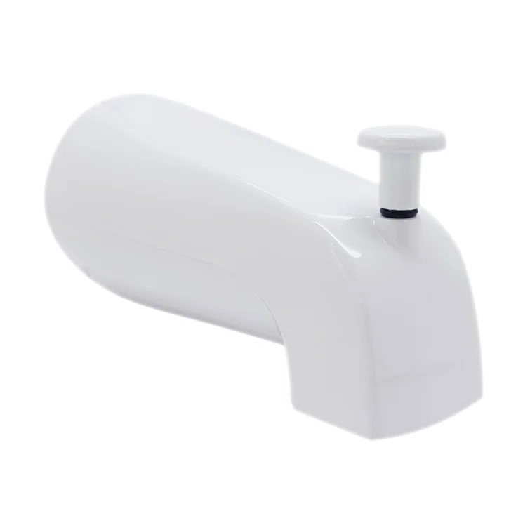 5-1/4" Reach Wall Mount Tub Spout with Front Diverter