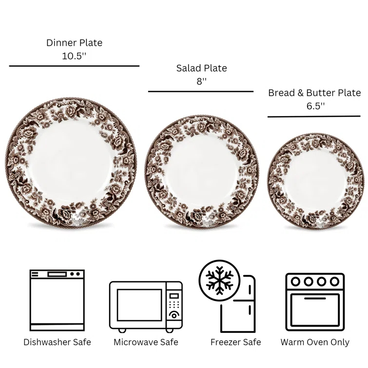 Spode Delamere Bread & Butter Plate (Set of 4)