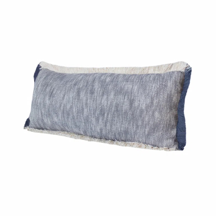 14" X 36" 100% Cotton Geometric Zippered Pillow