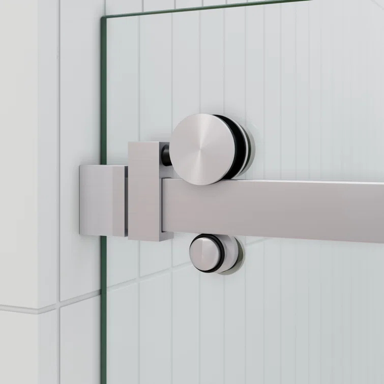 Astro 60 - 64 in. x 78 in. Fully Frameless Glass Sliding Shower Door