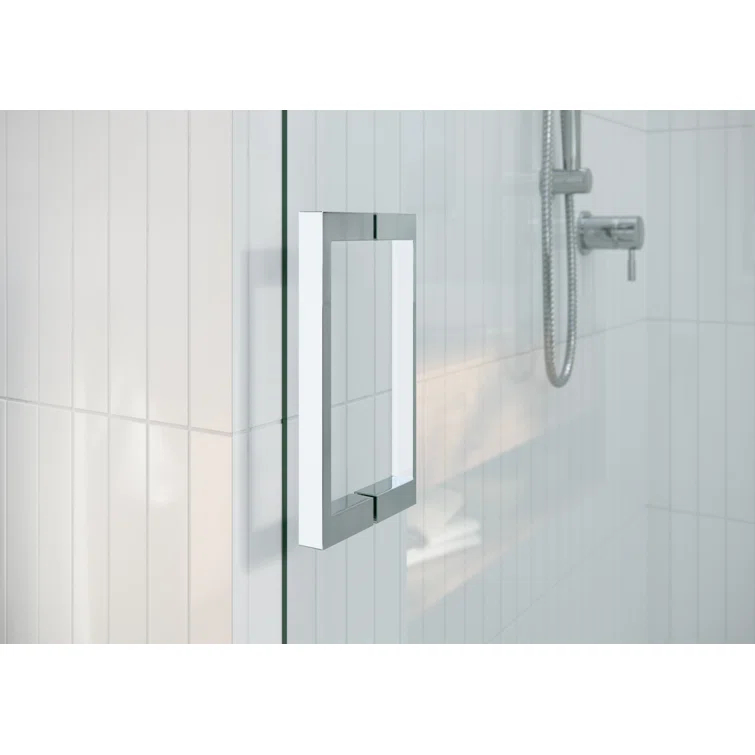 Astro 56 in. - 60 in. x 60 in. Frameless Sliding Bathtub Door