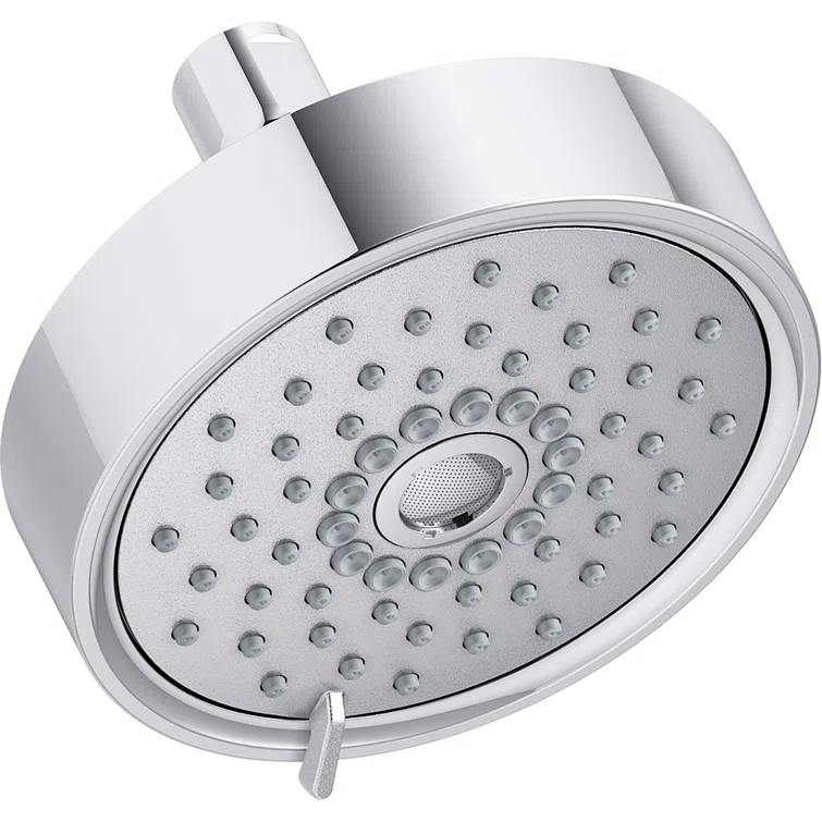 Kohler Purist 2.5 Gpm Multifunction Wall Mount Showerhead, Three Spray Settings, 5.5" High Pressure Spray Head