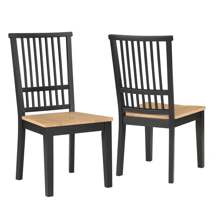 Lixy Solid Wood Slat Back Side Chair