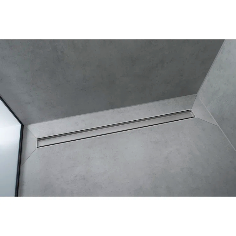Hansgrohe RainDrain Match Trim Zero/ Tile 47 1/4" with Height Adjustable Frame