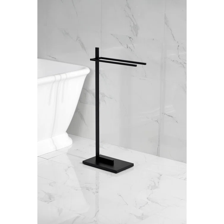 Kingston Brass SCC8600 Kingston Brass Edenscape Freestanding Dual Towel Rack