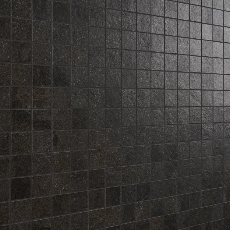 Dominion 11.81" x 11.81" Matte Porcelain Floor & Wall Mosaic Tile (0.97 Sq. Ft./Each)