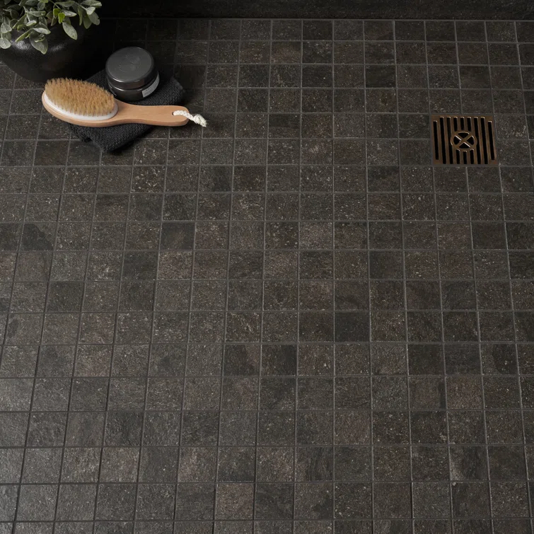 Dominion 11.81" x 11.81" Matte Porcelain Floor & Wall Mosaic Tile (0.97 Sq. Ft./Each)
