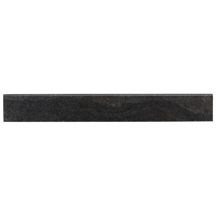 Dominion 3.14 in. x 23.62 in. Matte Limestone Look Porcelain Bullnose Trim