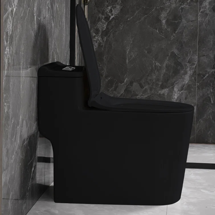 SouNor 1.6 Gallons GPF Elongated Chair Height Floor Mounted One-Piece Toilet (Seat Included)