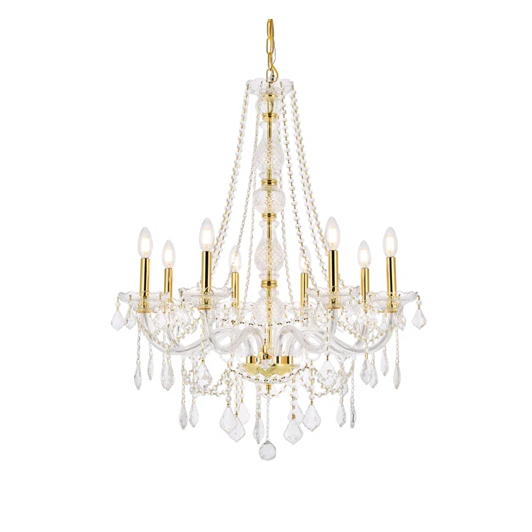 Eustacio 8 - Light Dimmable Classic / Traditional Chandelier
