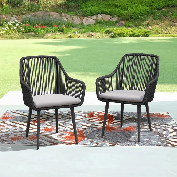 Cassil Outdoor Dining Armchair with Cushion