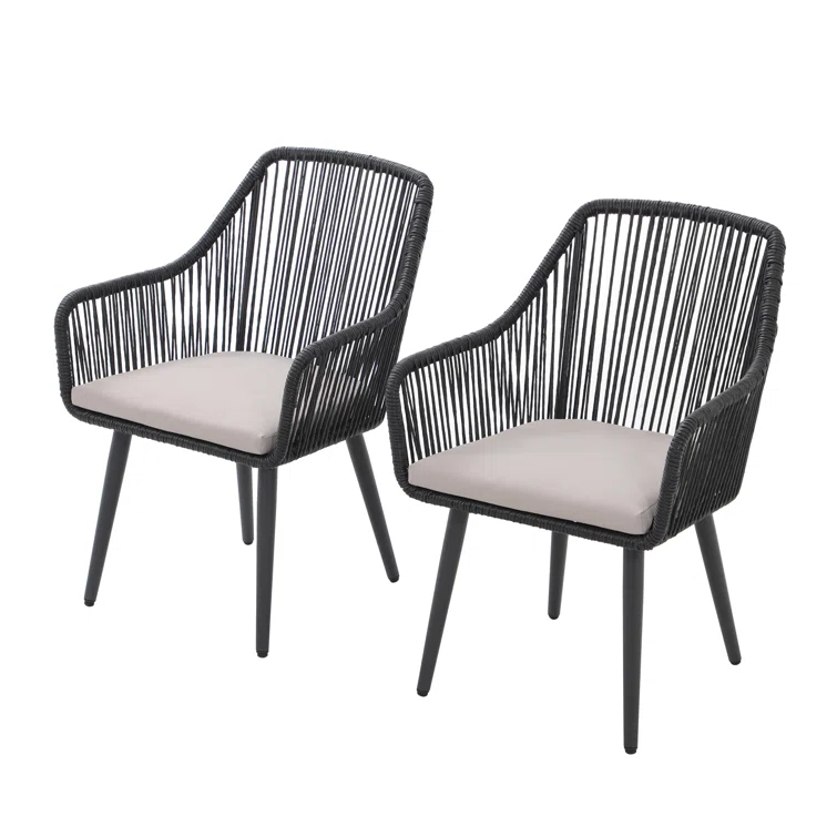 Cassil Outdoor Dining Armchair with Cushion