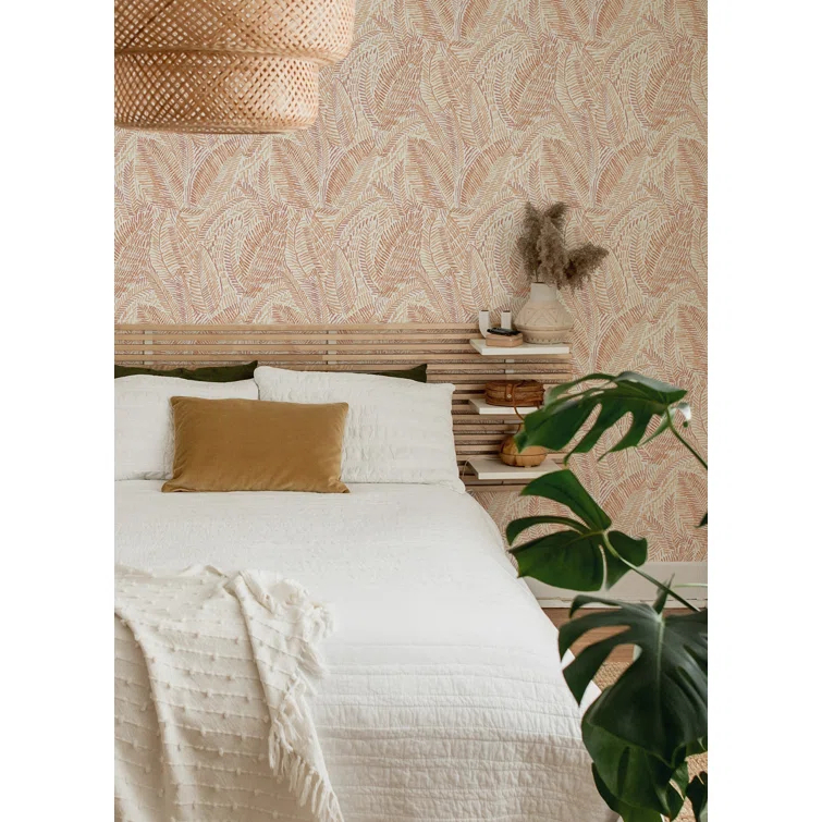 Fildia Tropical Orange Non-Woven Wallpaper Roll