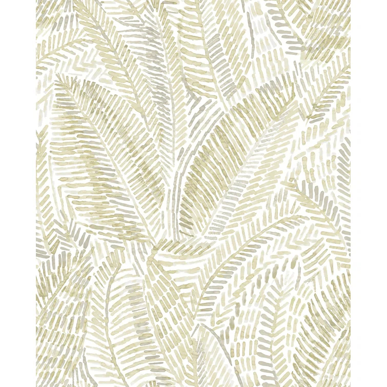 Fildia Honey Yellow Botanical Non-Pasted Wallpaper
