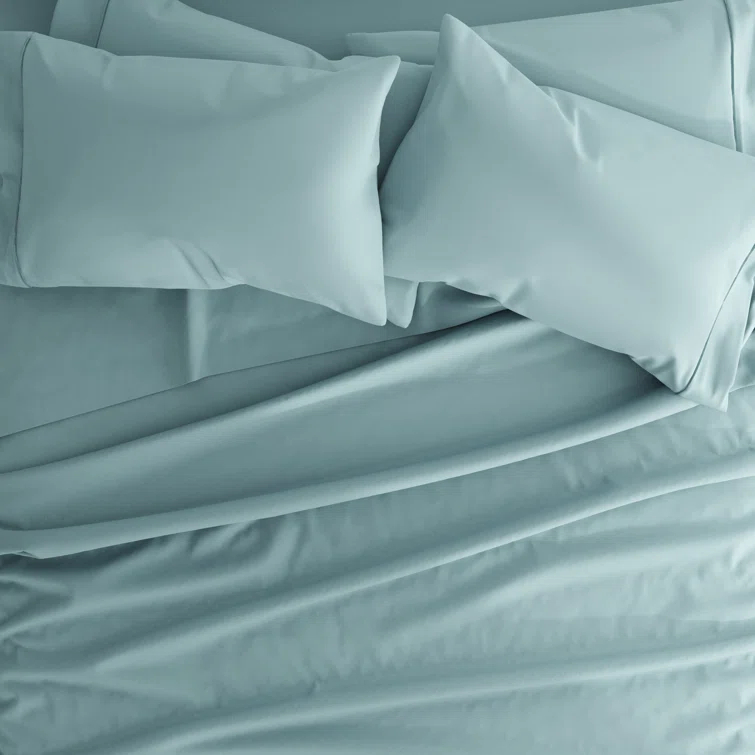 Simply Soft Brushed Microfiber Solid 6 Piece Sheet Set