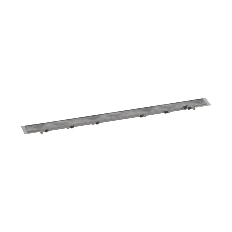 Rain Rock Trim Flex 35 1/4" Linear Grid Shower Drain