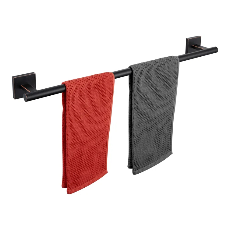 KOKOSIRI 24" Bathroom Towel Bar Wall Mounted B4005ORB-L24
