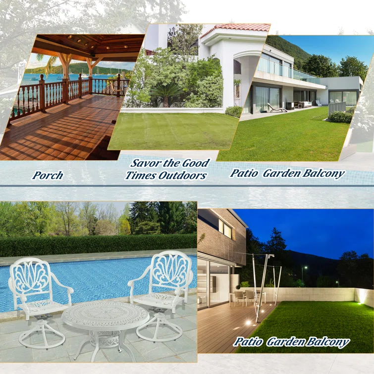 Miller 4 - Person Round Outdoor Dining Set