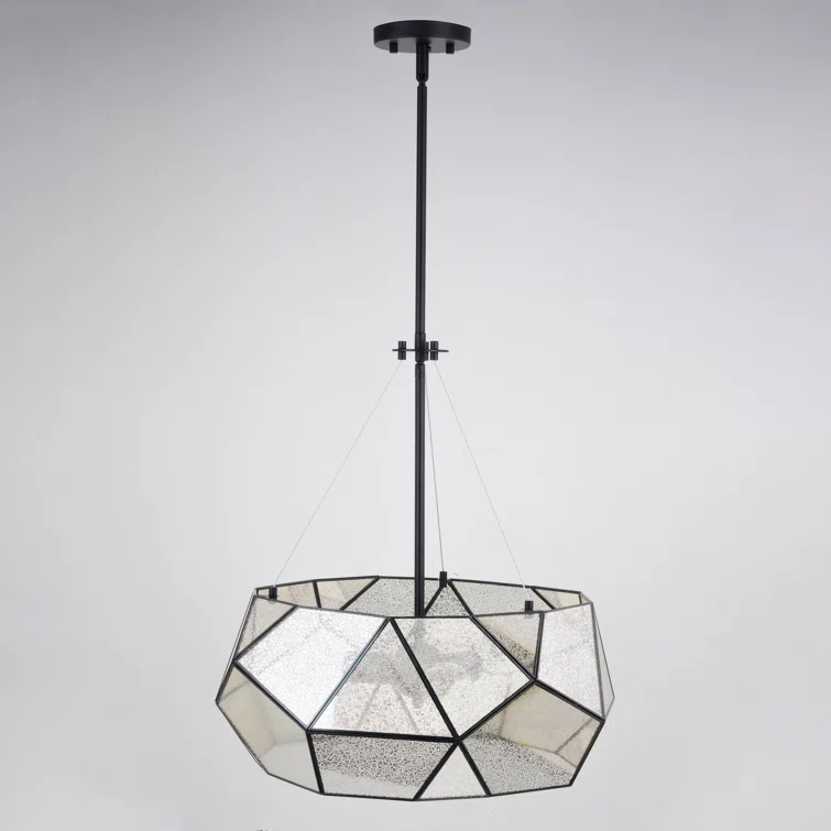 Everly Quinn 3 - Light Dimmable Geometric Chandelier