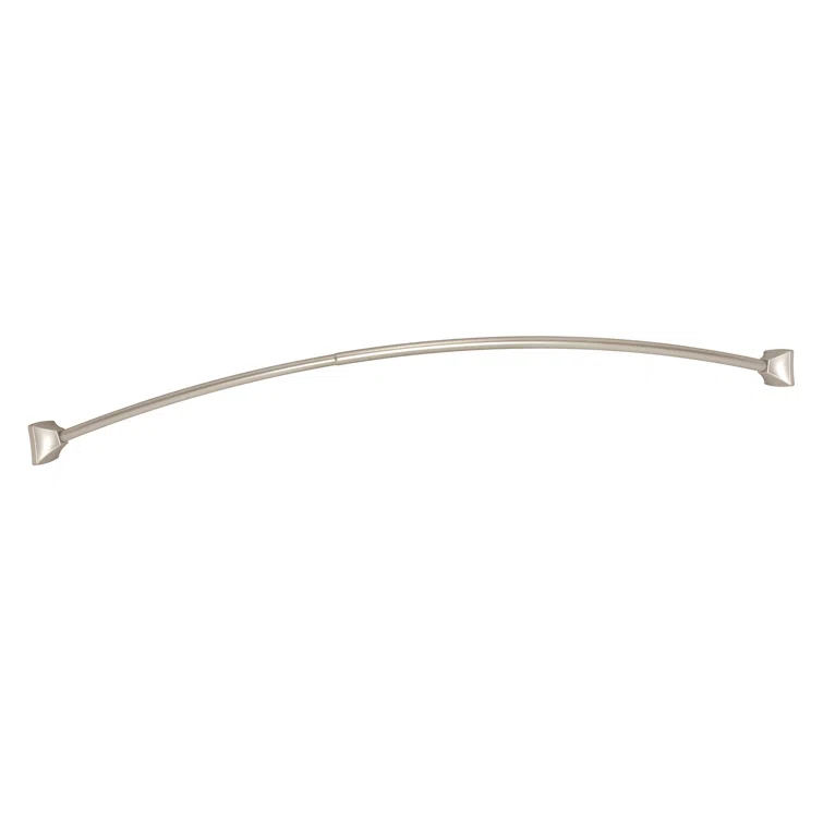 Moen 60-Inch to 72-Inch Permanent Mount Adjustable Curved Shower Rod
