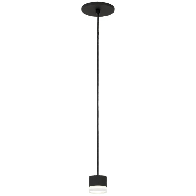 Nightshade Black Crystal LED Indoor/Outdoor Pendant Light