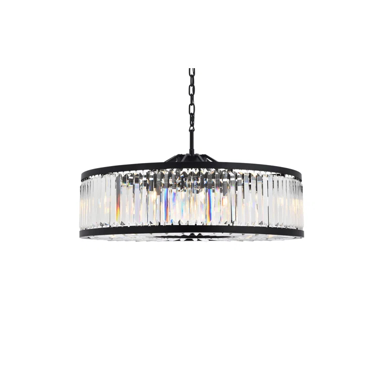 Dorinda 10 - Light Dimmable Drum Chandelier