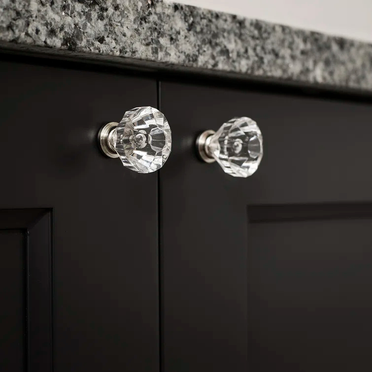 Crystal Palace 1 1/4" Length Geometric Knob