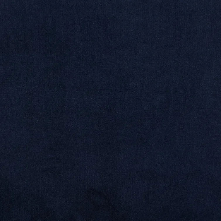 Navy Blue Velvet Tufted Mid-Century Modern Sofa