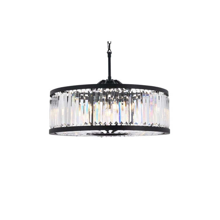 Dorinda 10 - Light Dimmable Drum Chandelier