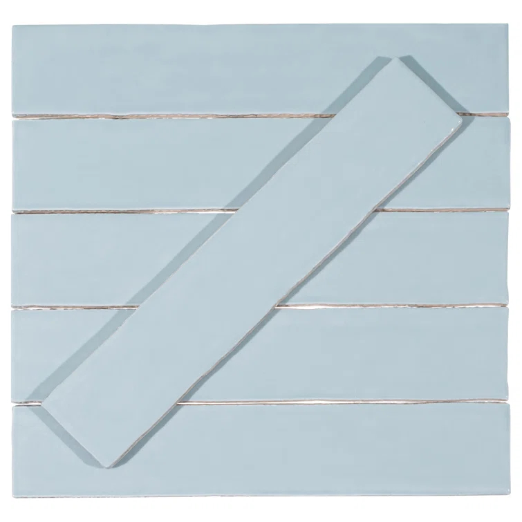 Compass 2-in. x 10-in. Subway Glossy Ceramic Wall Tile