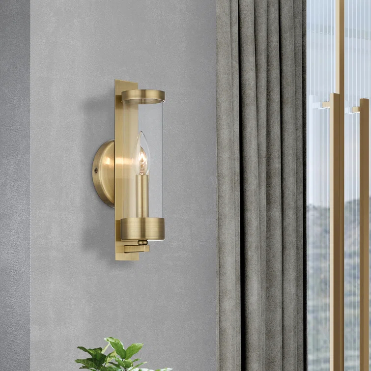 Bernd Steel Candle Wall Light