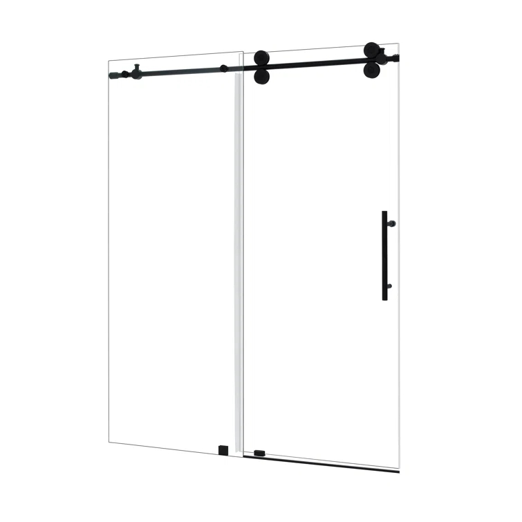 56" - 60" W x 78" H Single Sliding Frameless Shower Door
