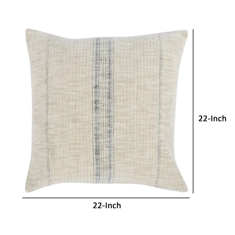 Lamina Pillow - Natural and Black / 16" x 36"