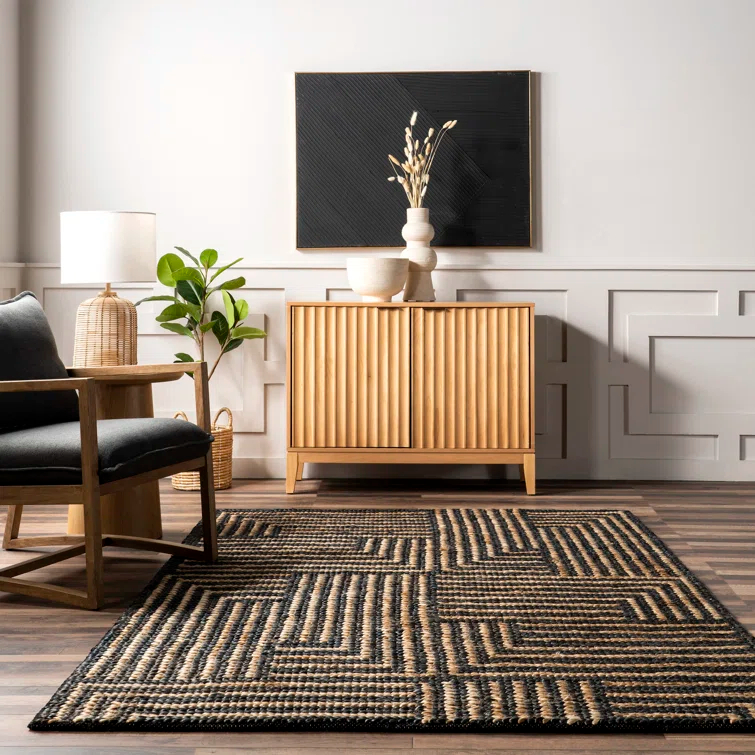 Grassland Handwoven Jute Area Rug