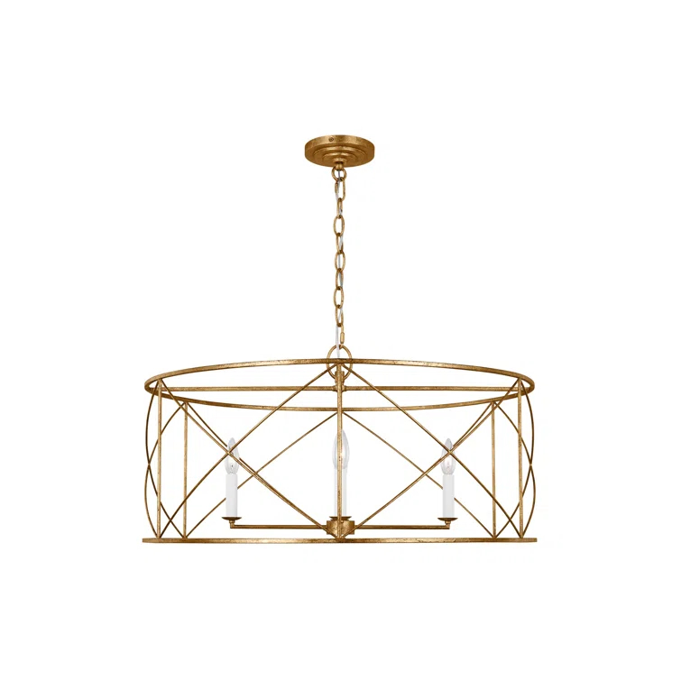 Merilou 4 - Light Dimmable Lantern Square / Rectangle Chandelier