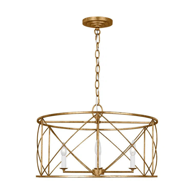 Merilou 4 - Light Dimmable Lantern Square / Rectangle Chandelier