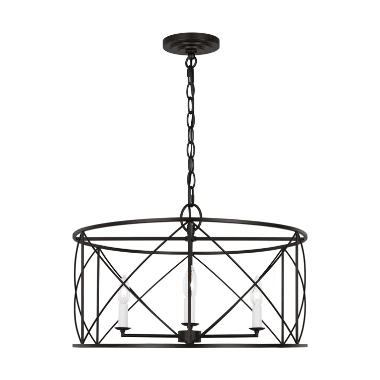 Rosdorf Park Merilou 4 - Light Dimmable Lantern Square / Rectangle Chandelier