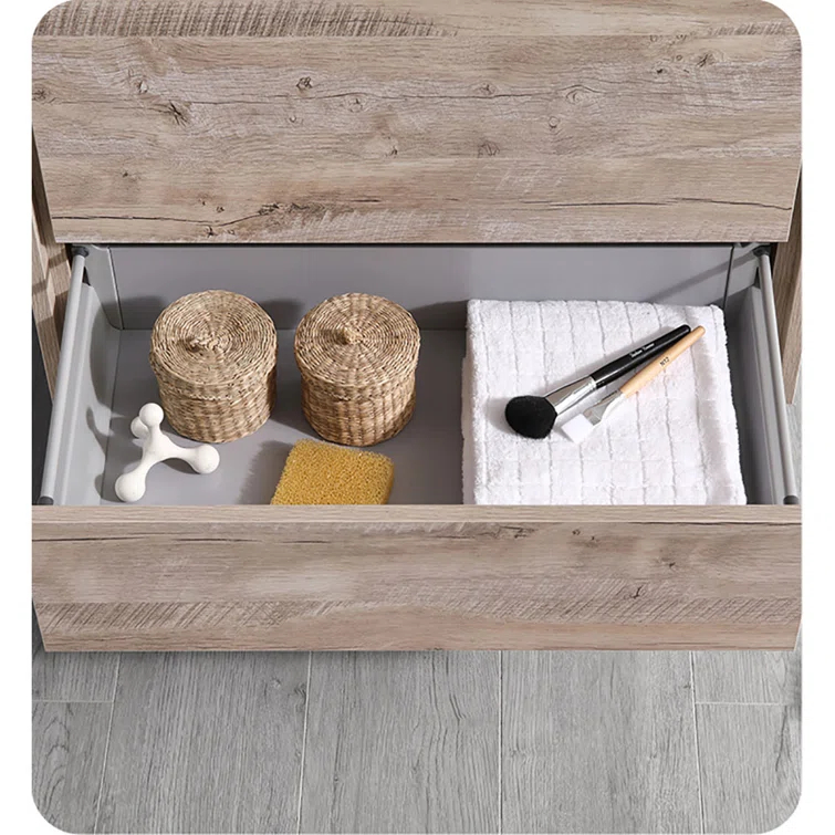 Catania 30" Wall Mount Single Modern Bathroom Cabinet - Cabinet Only (Top and Sink Not Included)