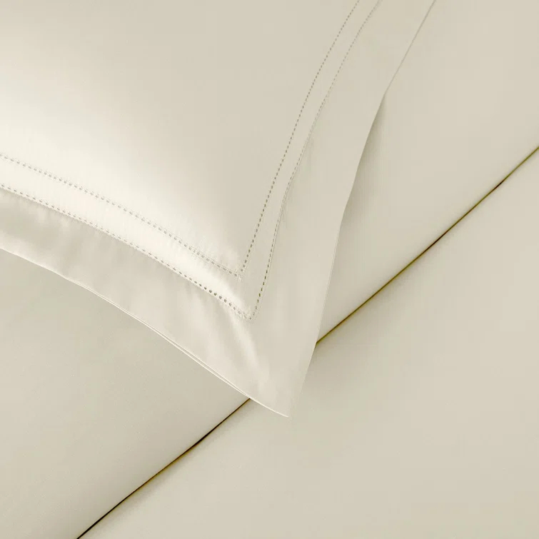 Ivory Queen Egyptian Cotton 3-Piece Duvet Cover Set