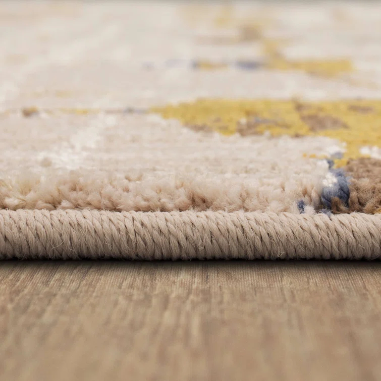 Scott Living Abstract Brown/Ivory Area Rug