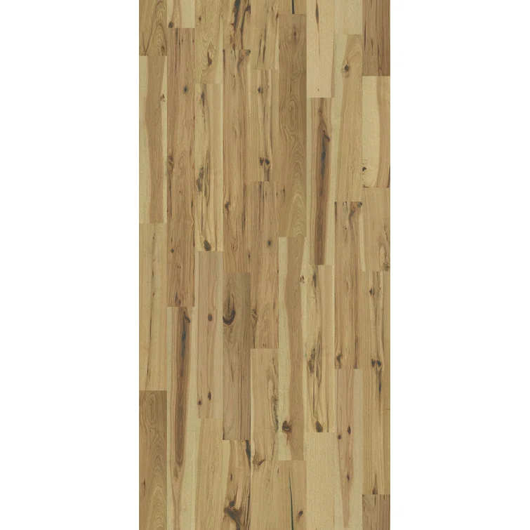 Chevalry Hickory 7-in W x 11.3 mm T x Varying Lengths Wire Brushed Engineered Hardwood Flooring