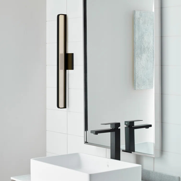 Banda Chrome 24" LED Bath Bar with Integrated Dimmable Light