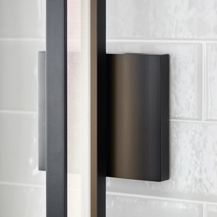Matte Black 24" LED Dimmable Bath Bar Light