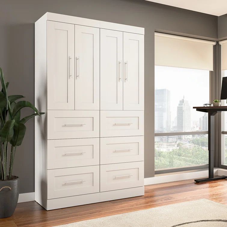 Wade Logan® Arlex Shelving Unit with 3 Drawers and Doors