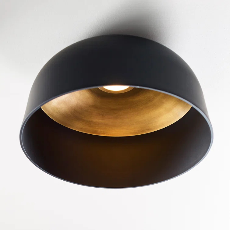 Nightshade Black Aluminum LED Indoor/Outdoor Bowl Light