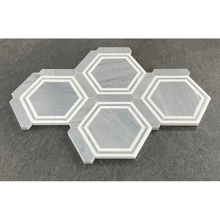 Marble Honeycomb Mosaic Wall & Floor Tile